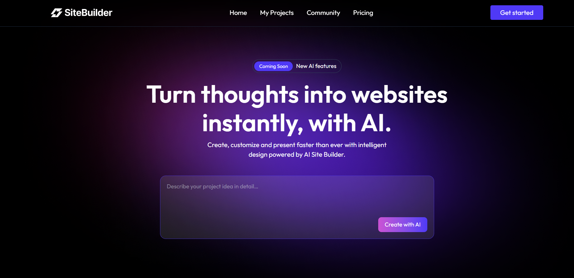 AI Website Builder Preview
